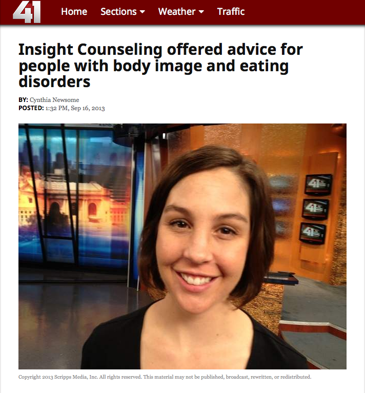 Insight Counseling offered advice for people with body image and eating disorders